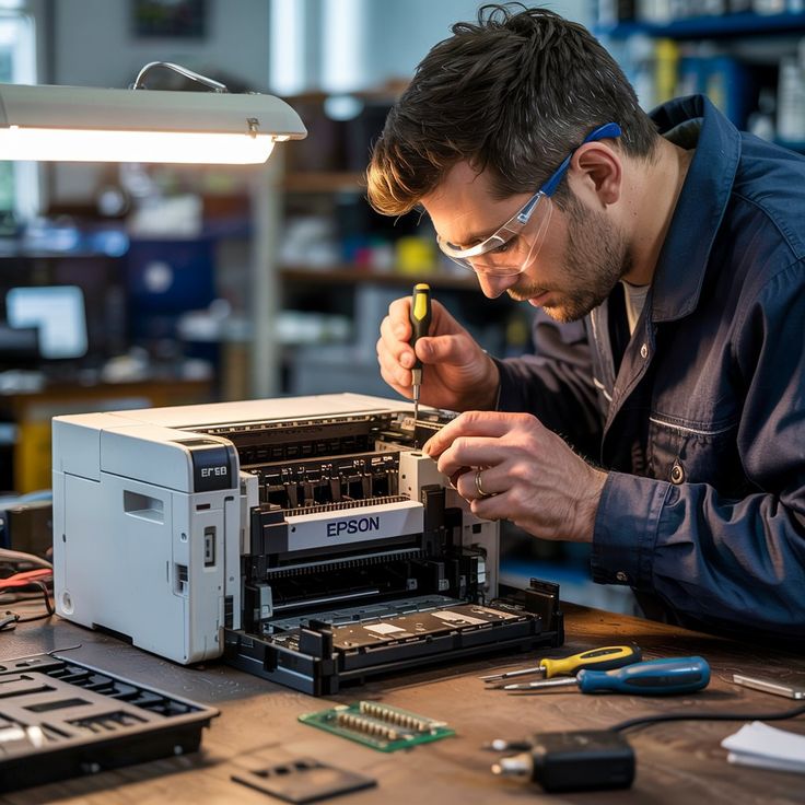 در این فروشگاه تعمیرات ماشین های اداری و شارژ کارتریج انجام میشه