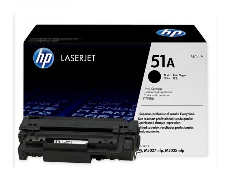 کارتریج مشكي اچ پي 51A طرح درجه يك وارداتي با گارانتي شركتي