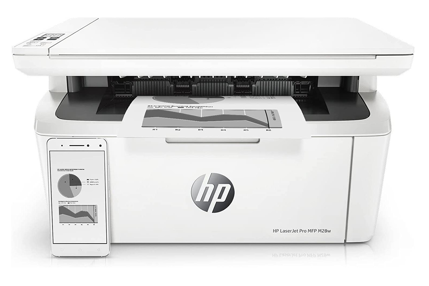 پرينتر hp laser jet m28w سه كاره