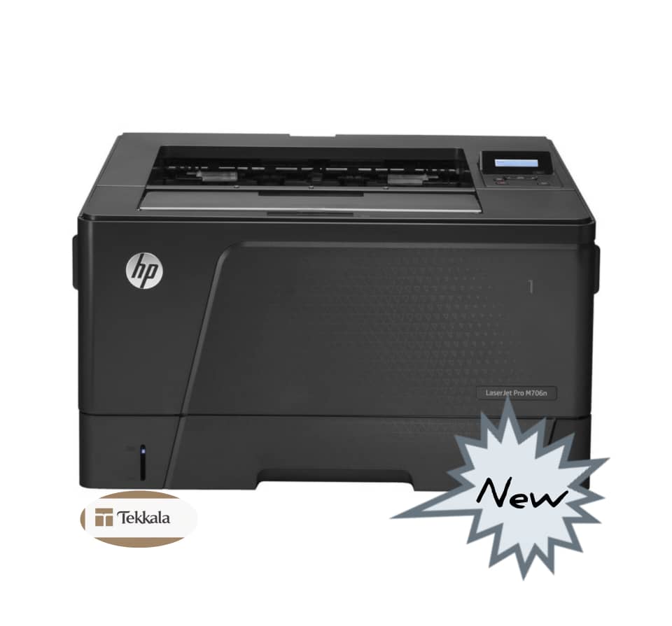 پرینتر hp laser jet 706n تک کاره سیاه و سفید چاپA3