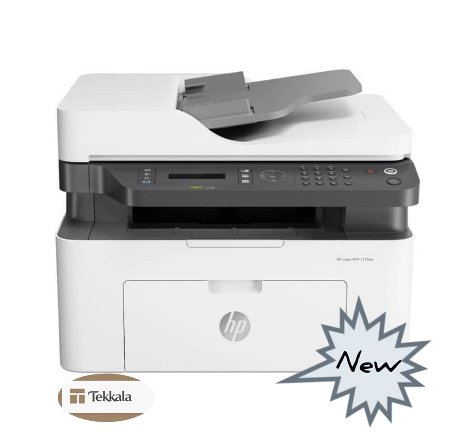 پرینتر hp laser jet 137fnw چهارکاره سیاه و سفید